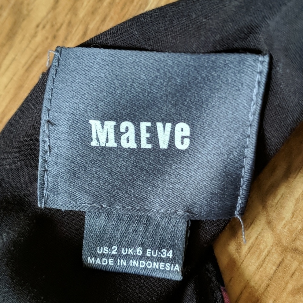 Anthropologie flowery cold shoulder dress - Picture 3 of 3